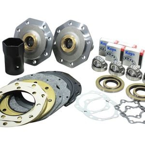 Swivel Hub Bearing & Seal Kit+Spindles For Toyota Landcruiser 76 78 79 80 105