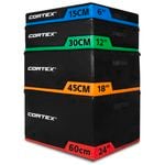 CORTEX Soft Plyo Box Modular Stackable 15cm, 30cm, 45cm, 60cm