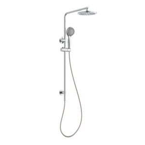 Estilo Chrome 3 Function Twin Rail Shower Set