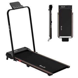 Everfit 3 in 1 Walking Pad Treadmill 12% Incline Foldable Under Desk Treadmills 40cm Belt Black