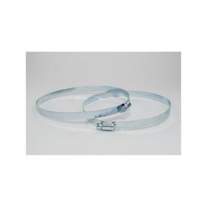 Pacific Air 100mm Stainless Steel Worm Clamp - 2 Pack