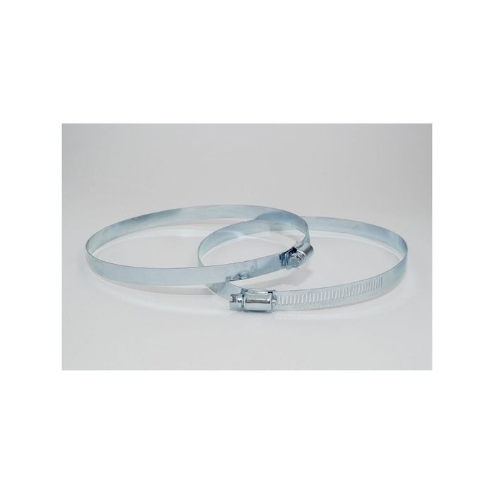 Pacific Air 100mm Stainless Steel Worm Clamp - 2 Pack