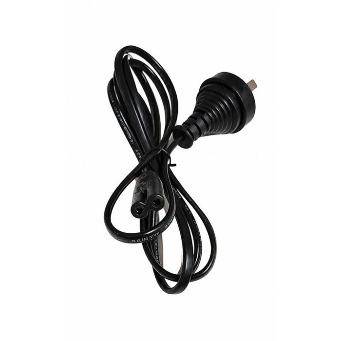 AU 3 Pin Type I Plug to IEC 60320 C7 Power Cord 1.5m