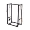 Scandia Alpine Fire Tool & Wood Storage Set