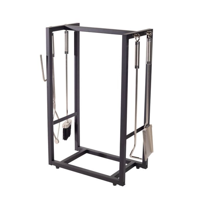 Scandia Alpine Fire Tool & Wood Storage Set