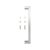 Rolltrak 400mm Stainless Steel Barn Door Square Single Pull Handle