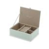 One Six Eight London SARA Mint Medium Jewellery Box