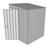 Build-a-Shed 1.5 x 1.5 x 2m Skillion Shed without Side Doors - Zinc