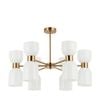 CLA Lighting Clessidra 12 Round Base Pendant Light Opal