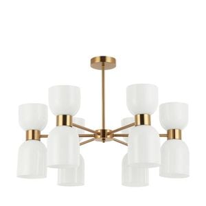 CLA Lighting Clessidra 12 Round Base Pendant Light Opal