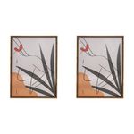 2PK LVD Framed Canvas Sillouhette Decorative Home/Office Decor 60x80cm