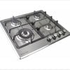 Kleenmaid 60cm Stainless Steel 4 Burner Gas Cooktop With Wok Burner