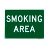 Sandleford 300 x 225mm Smoking Area Plastic Sign