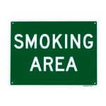 Sandleford 300 x 225mm Smoking Area Plastic Sign