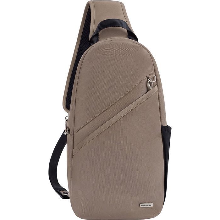 Travelon Classic Anti-Theft Sling Bag in Hazelnut