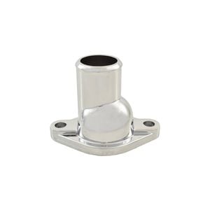 Thermostat Housing SBC BBC Chev Chrome Die-Cast Straight Up