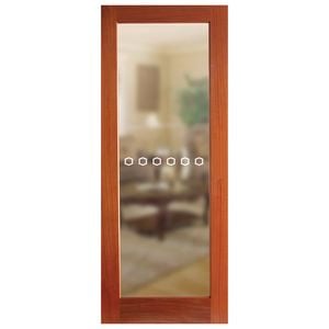 Hume Doors & Timber 720 x 2040 x 35mm Internal Door SPM Lincoln Clear Glass LIN1