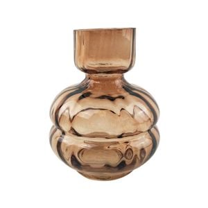 Urban 15cm Tommy Squat Glass Flower Vase Small - Rose