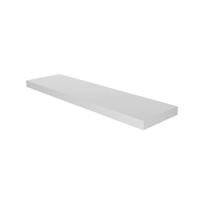 Flexi Storage Decorative Shelving 900 x 38 x 240mm White Matte Floating Shelf