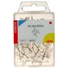 Esselte Push Pins (Pack of 50) (Clear)