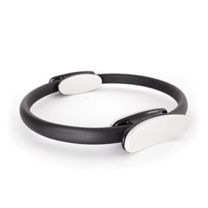 Pilates Double Handle Ring - Magic Circle For Core & Thigh Toning - 36cm, Medium Resistance
