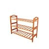 Bamboo 3 Tiers Layers Storage Shoe Rack & Organiser