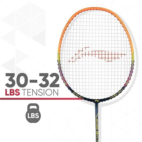 Li-Ning Air Force 80 Lite Carbon Fibre Strung Badminton Racket with ...