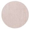 Loopsie-240cm X 240cm-anjo Beige Distressed Washable Round Rug