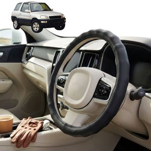 Australian Goose Steering Wheel Cover for Toyota RAV4 1994 - 2000 (2-Door (XA10)) Circle Black