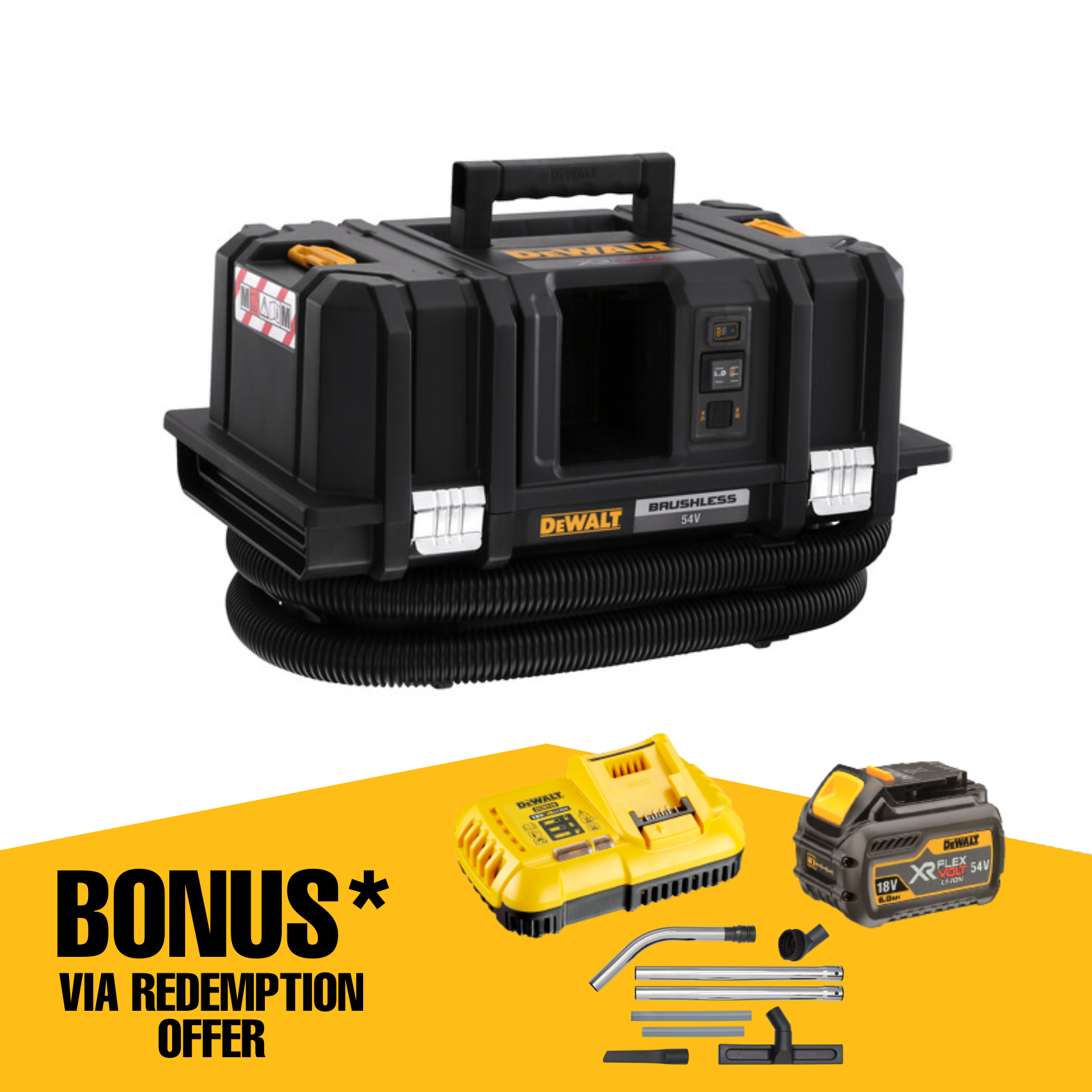 Dewalt 54v m class dust extractor discount