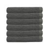 Chateau 6pack Face Washer 33x33cm Charcoal
