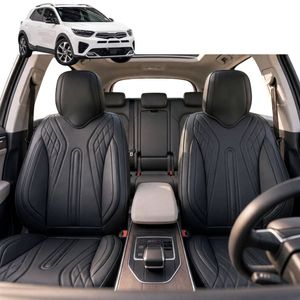 Australian Goose Front Seat Covers for Kia Stonic 2021 - Current (YB) - PU Leather, Black (2pc)