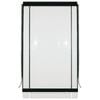 Smart Home Products 150 x 240cm 0.75mm Clear With Black Trim PVC Outdoor Bistro Blind