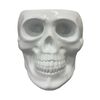 Urban Attitude Skull Statue - Matte White