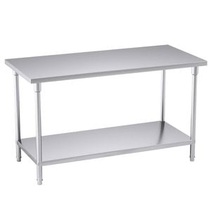 Soga 150x70x85cm Stainless Steel Prep Bench