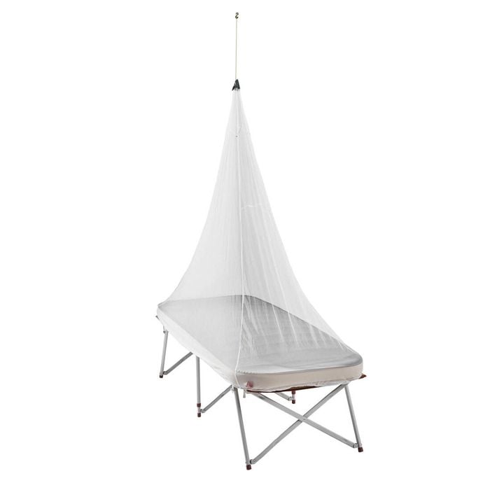 Untreated/Undyed 1 Person Travel Mosquito Net - Iced Coffee