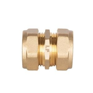 Instantor - 15mm FI Brass Compression Coupler LF
