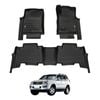 AUSGO Car Floor Mats for Toyota Landcruiser Prado 120 VX / Grande Auto Transmission 2003-2009 All-Weather Floor Liners