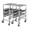 SOGA 2X 7 Tier Stainless Steel Bakery Trolleys