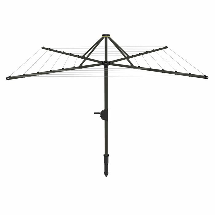 Daytek 38m MK2 Rotary Clothesline - Timber Grey
