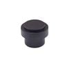 Zanda 38 x 38mm Matt Black Round Floor Mount Door Stop