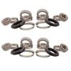 4x Wheel Bearing Kits w/ Seals for Selected Kara Kar Double Axle Horse Float | LM67048/10 LM12749/10