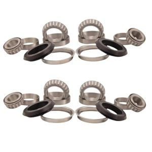 4x Wheel Bearing Kits w/ Seals for Selected Kara Kar Double Axle Horse Float | LM67048/10 LM12749/10