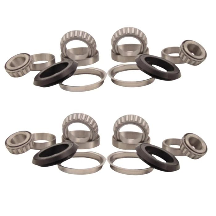 4x Wheel Bearing Kits w/ Seals for Selected Kara Kar Double Axle Horse Float | LM67048/10 LM12749/10
