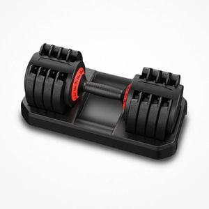 Fitnesslab 1x32kg Adjustable Dumbbells Dumbbell Set Weight Dumbbells Plates 32kg