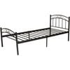 Cleveland Single Metal Bed Frame - Black