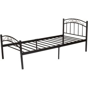 Cleveland Single Metal Bed Frame - Black