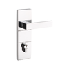 Lane Polished Chrome Corvan Cambridge Double Cyclinder Entrance Lockset