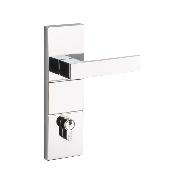 Lane Polished Chrome Corvan Cambridge Double Cyclinder Entrance Lockset