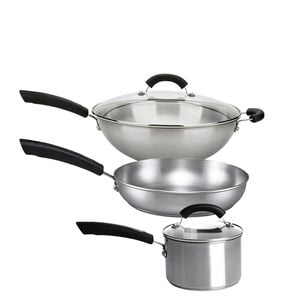 Meyer Centennial Stainless Steel Induction 3 Piece Cookware Set